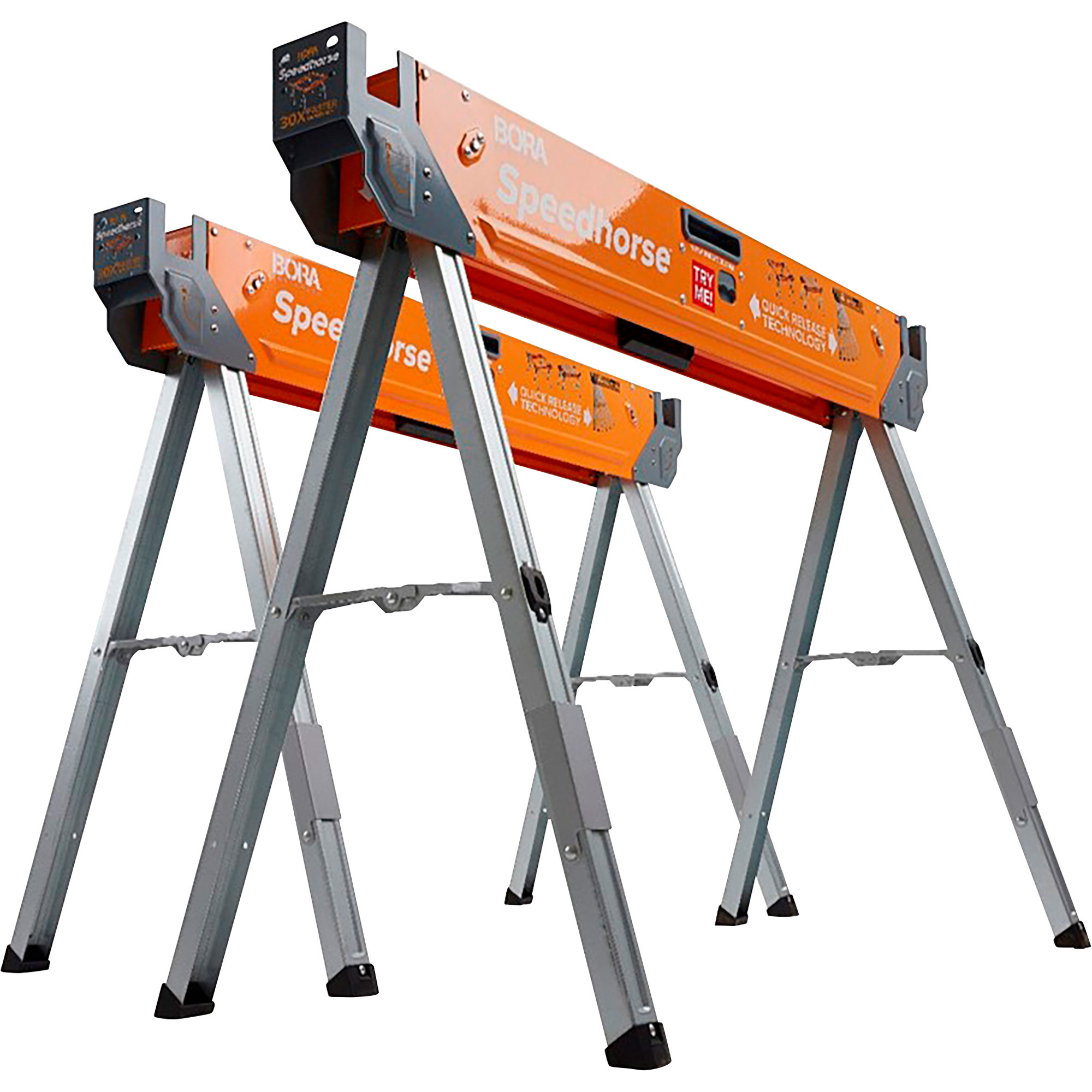 Bora Portamate Speedhorses, Pair, 3000-Lb. Total Capacity, Model# PM4500T